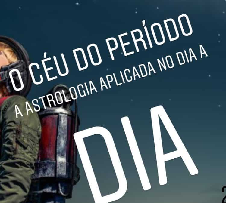 O céu da semana